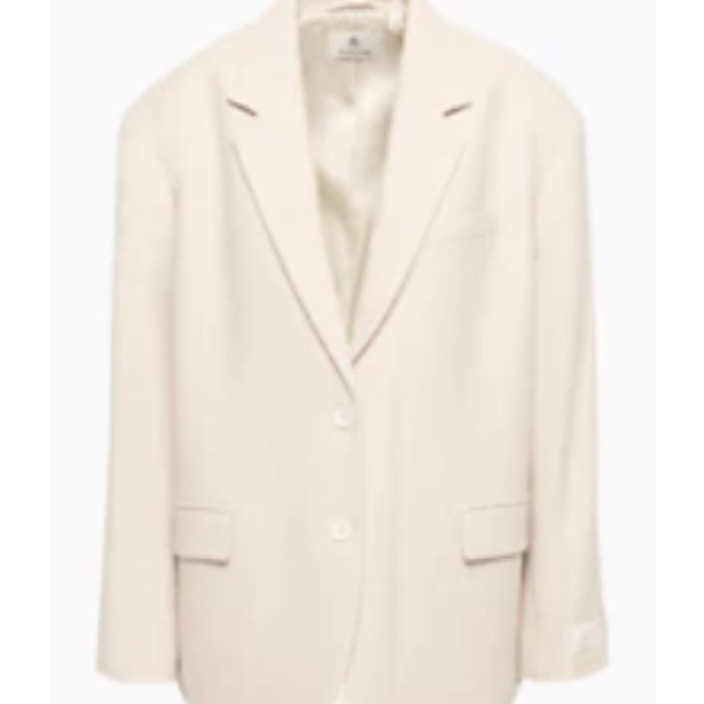 Babaton New Vogue Blazer- Bone, XS